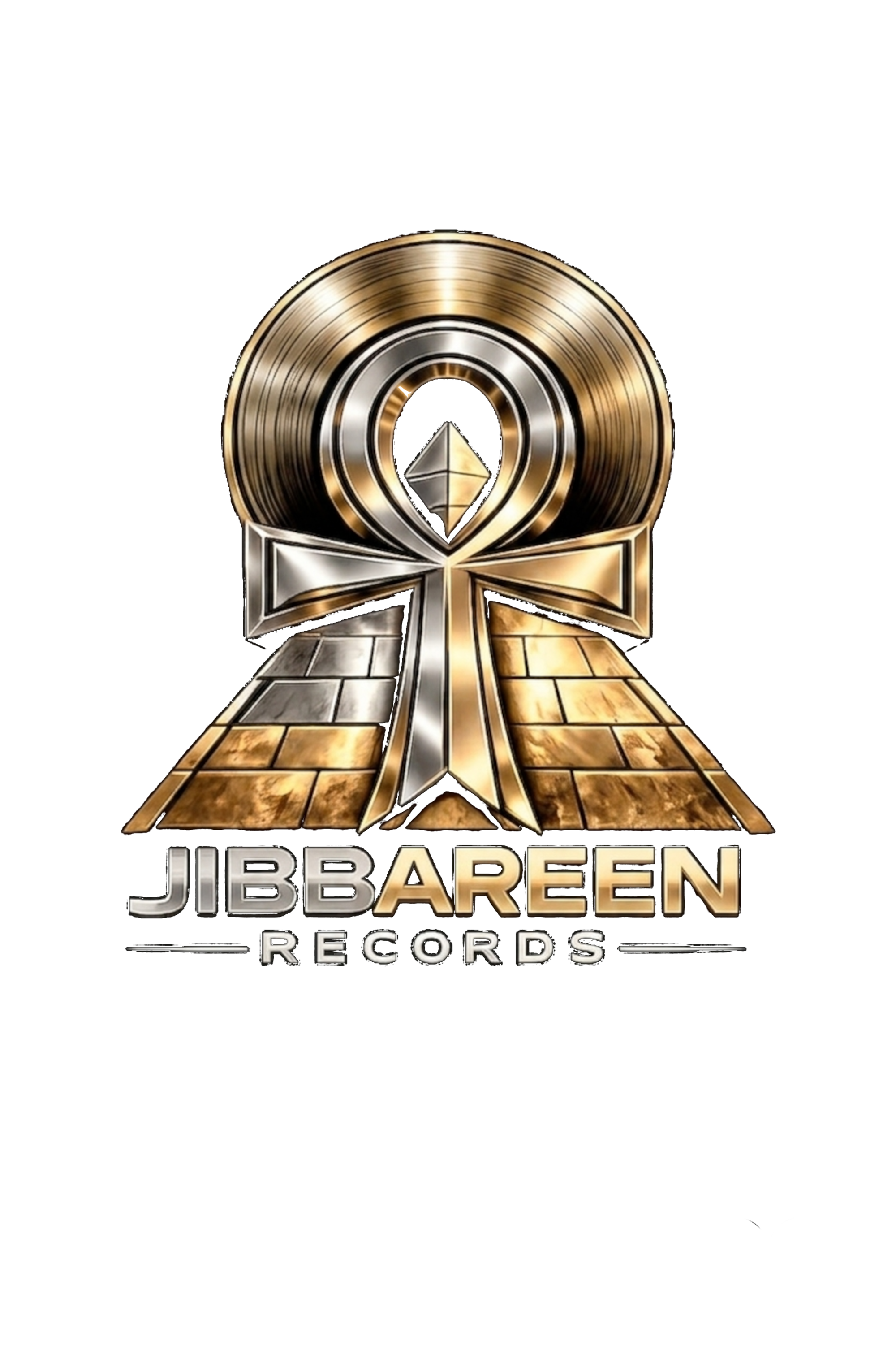 Jibbareen Records gold and silver emblem